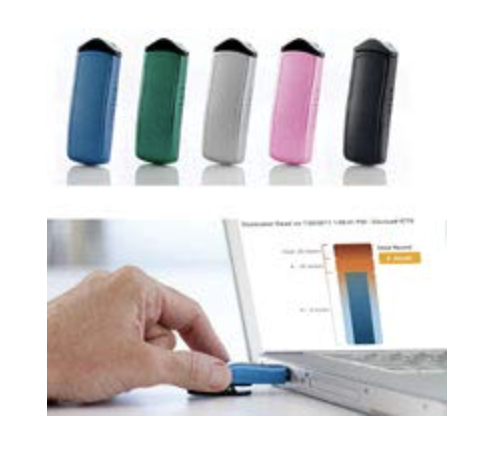 ICC Instadose Dosimeter, USB XRay Monitoring array of colors visible
