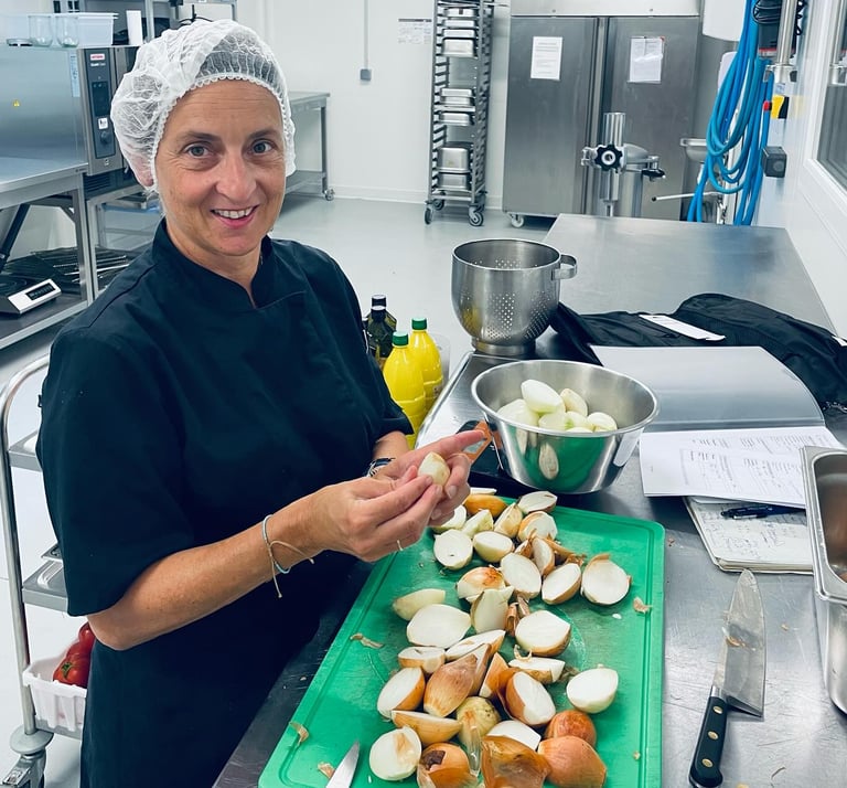 Ingrid Saury au laboratoire