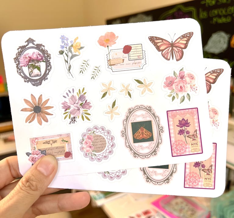 Journaling stickers