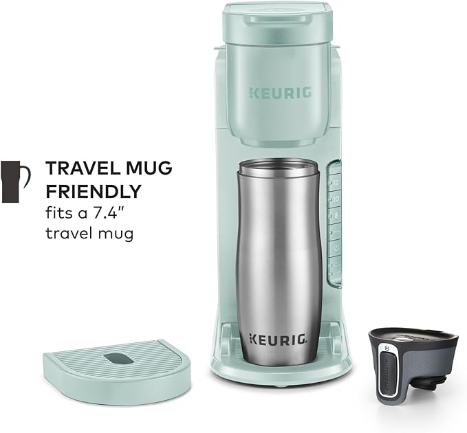 Keurig K-Express Single Serve K-Cup Pod Coffee Maker in Mint – 3 Brew Sizes, Strong Brew Feature
