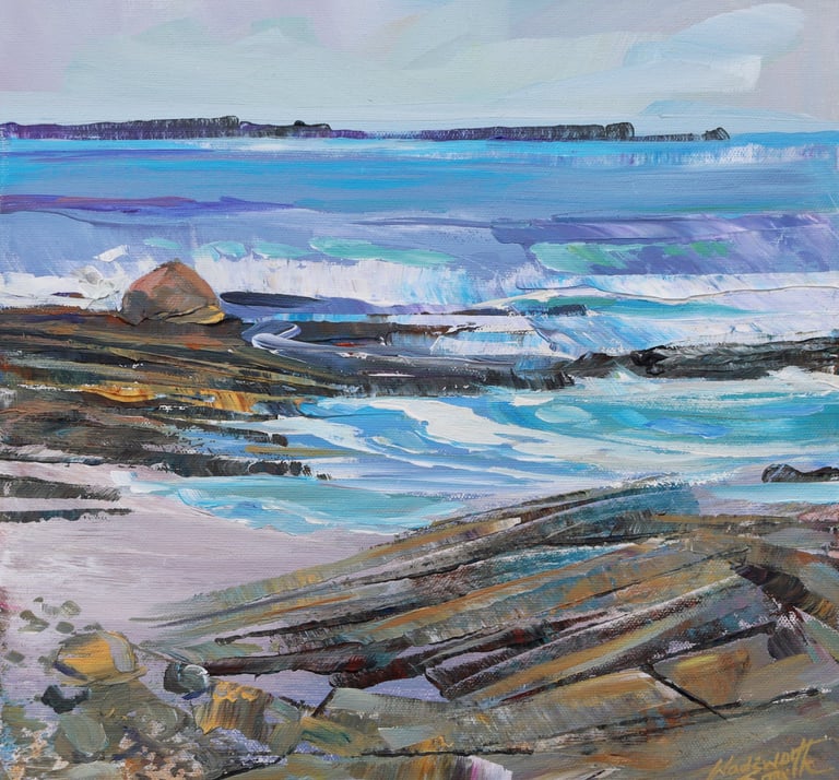 LEFT BEHIND- painting by Sharon Wadsworth-Smith