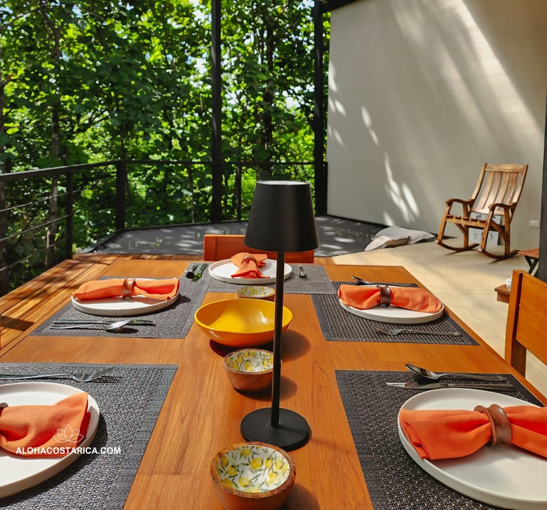outdoor dining room