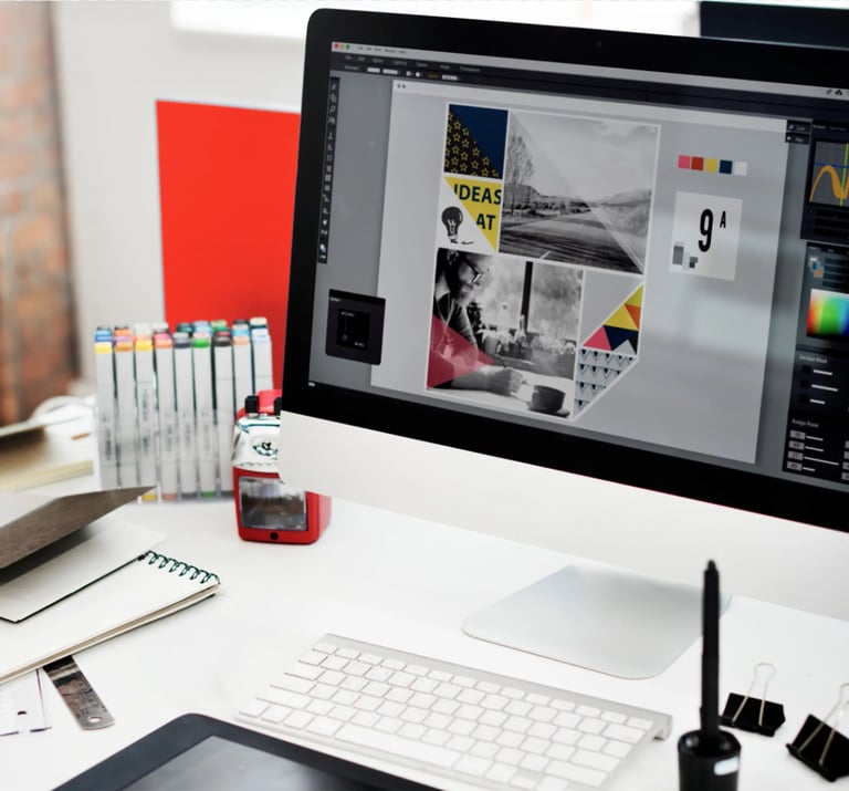 photo de service graphiste plume tours