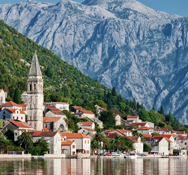 perast kotor bay kotor montenegro