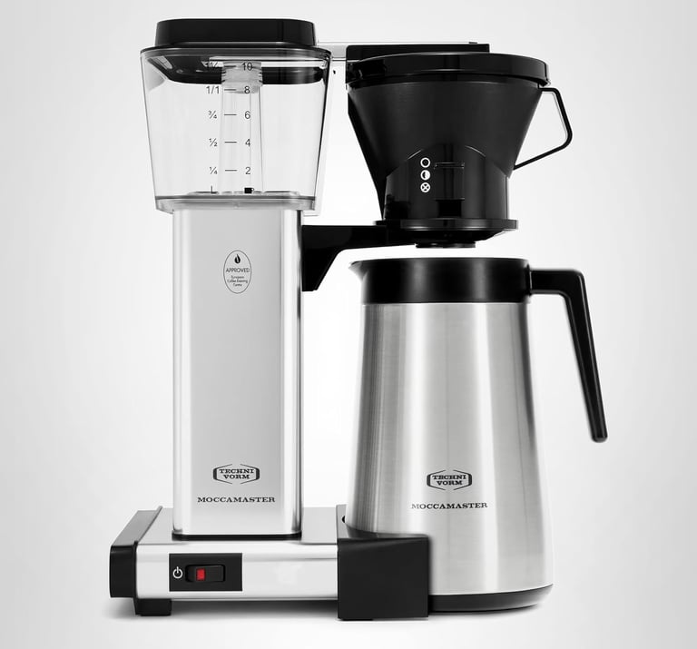 a coffee maker with a blender and a blender