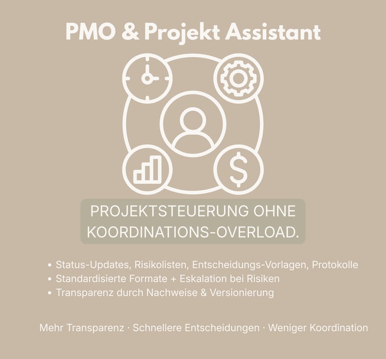 PMO & Projekt Assistant | AI  TEAMMATE Example