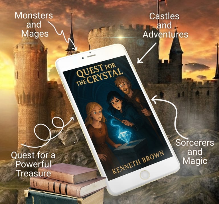 The exciting story of a quest for a powerful magical crystal, but monsters and mages are in her way.