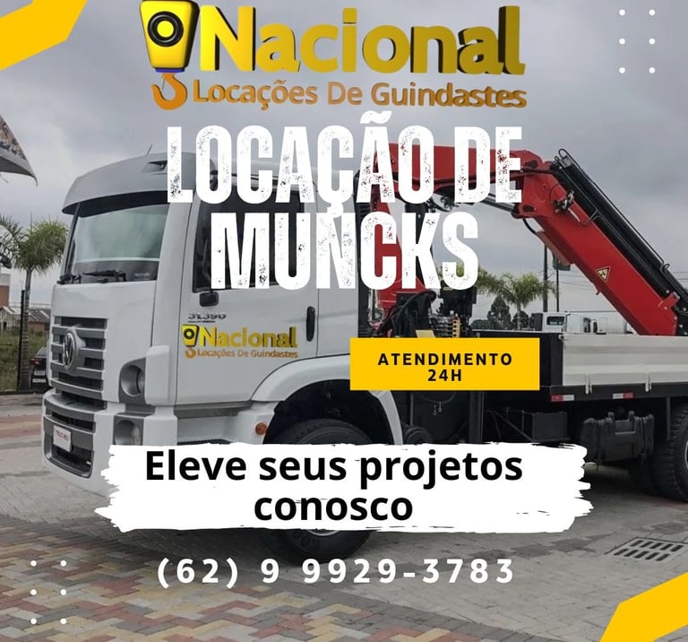 Aluguel de Munck em Aparecida de Goiânia