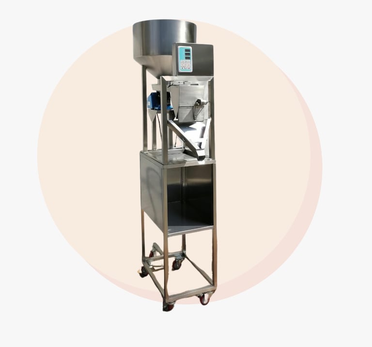Dispensadora de granos semi automática