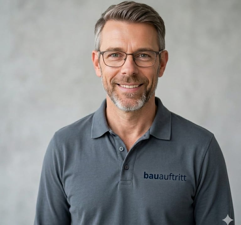 Porträt von Tobias Merten, Gründer von BauAuftritt