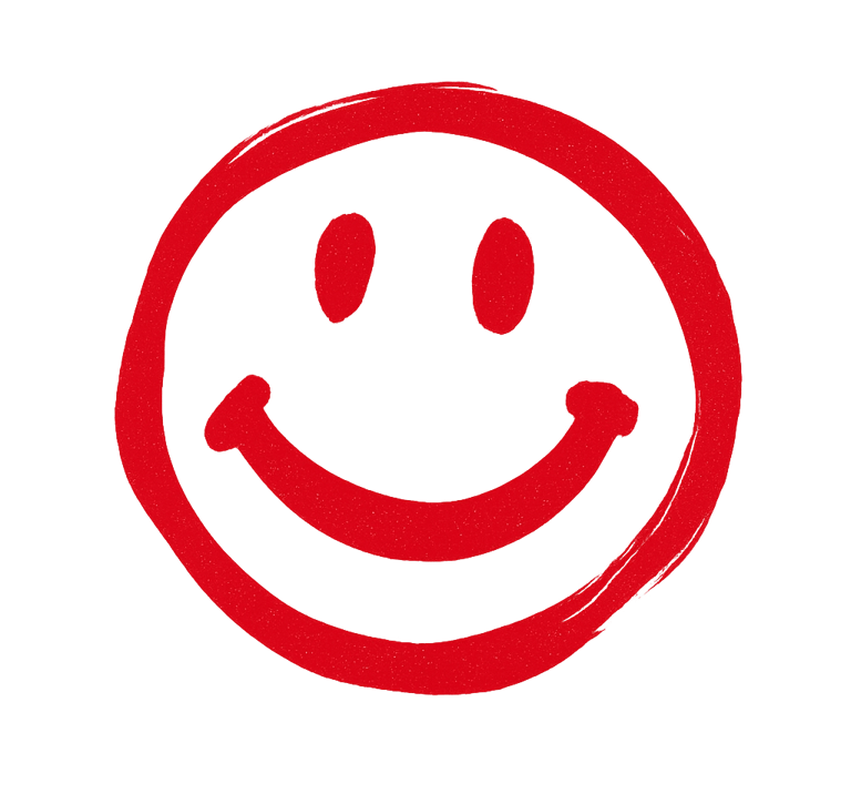 Carita feliz roja Talenty