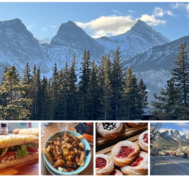 mountains and delicious food