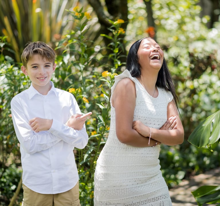 International family adoption session in Colombia