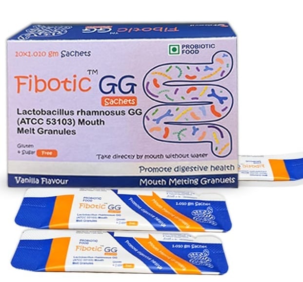 lactobacillus rhamnosus gg mouth melt sachet, sacchromyces boullardi and rhamnosus gg sachet.