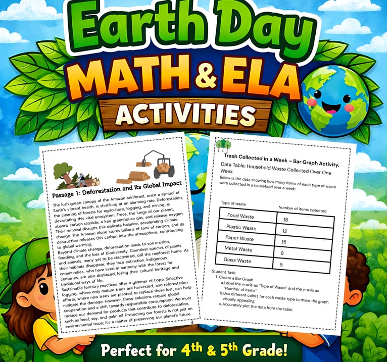 earth day activities cover photo