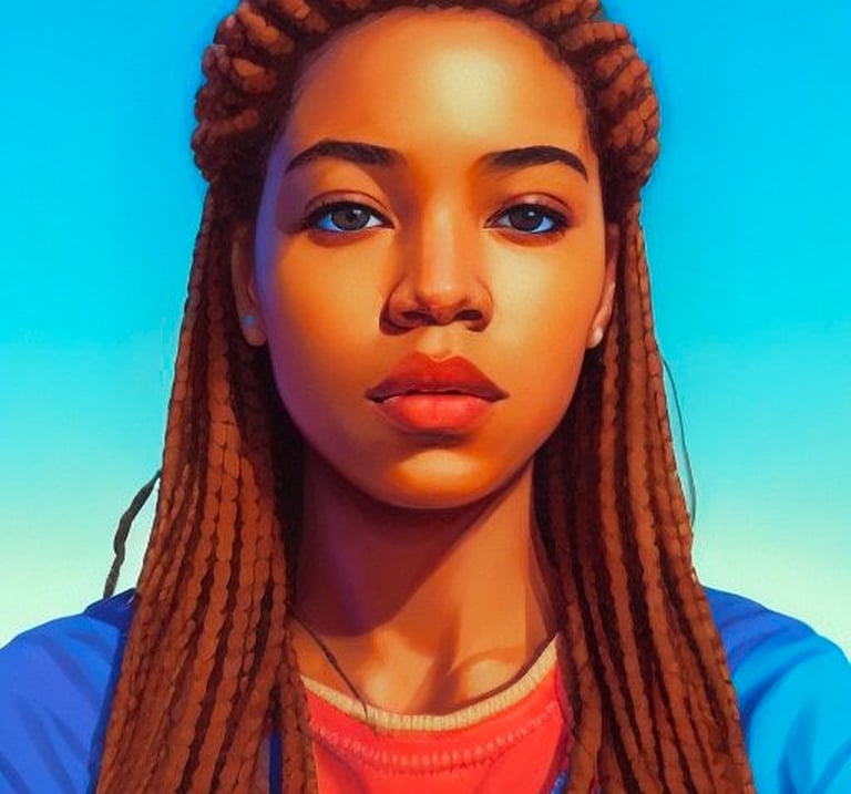 Rachy Katly's face in avatar