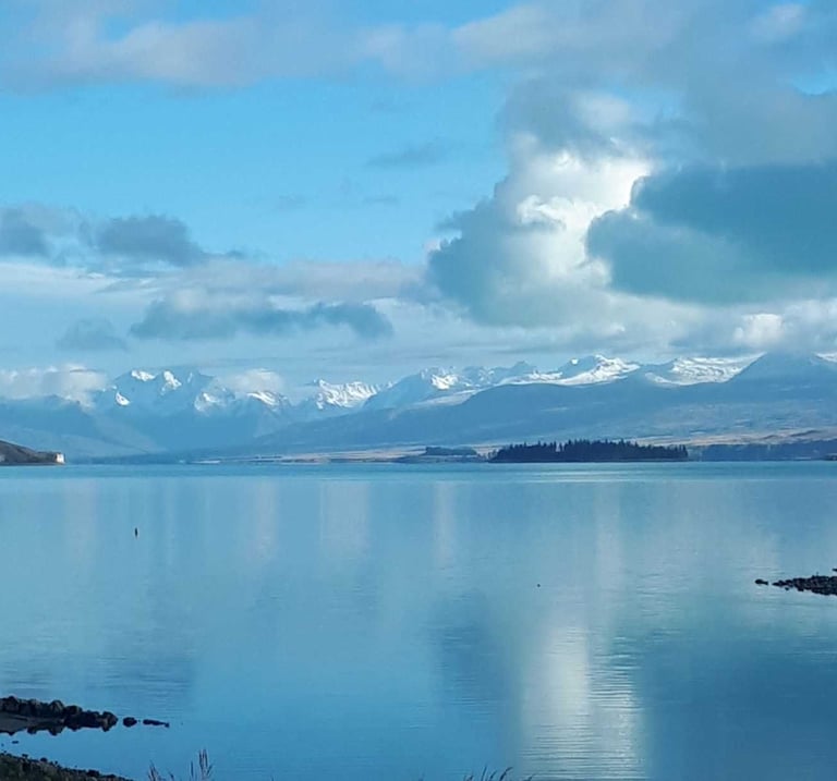 Southern Alps, NZ, Lake Tekapo, New Zealand