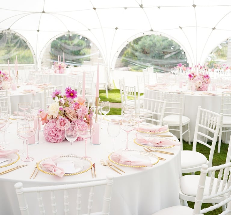 Krikštynų dekoratorė mergaitės krikštynos rožinės aukso įrankiai auksinės polėkštės krikštynos paviljone