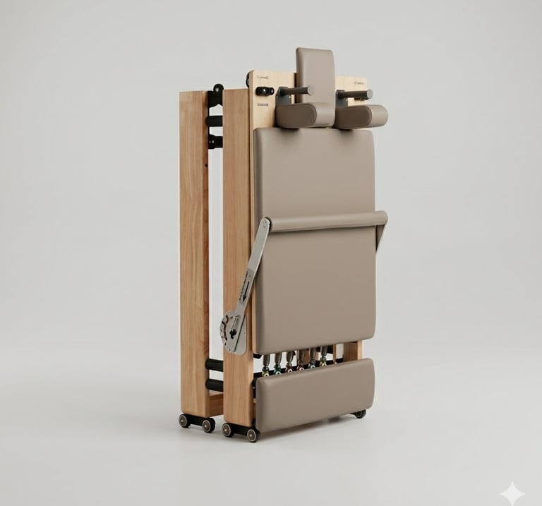 Tirisula Pilates Reformer - Fold Lite Taupe