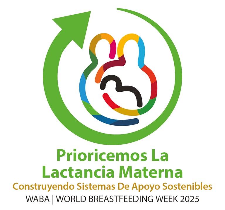logo de la semana de lactancia materna 2025