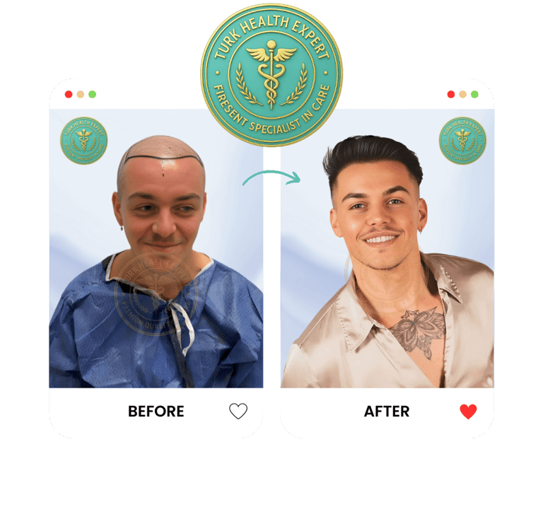 hair transplant before after