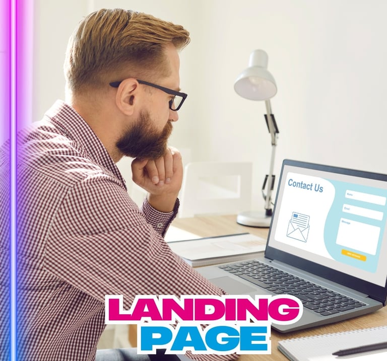 landig page