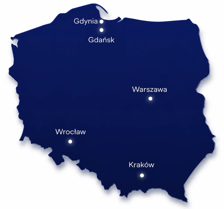 mapa lokalizacji biur
