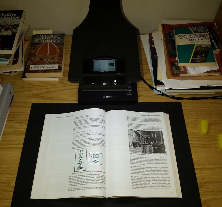 image of book scanner