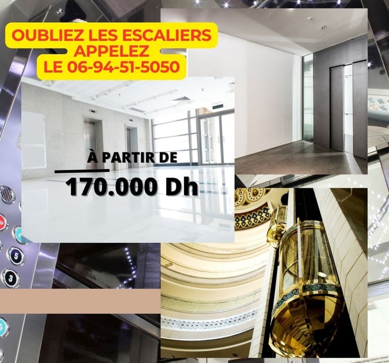 Ascenseur Maroc Prix Promo