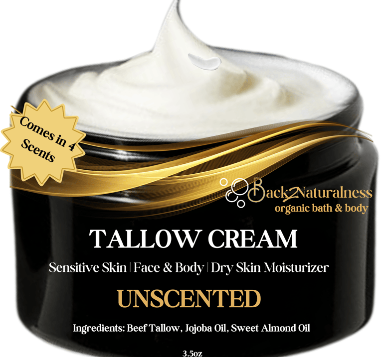 nscented tallow moisturizer for sensitive skin