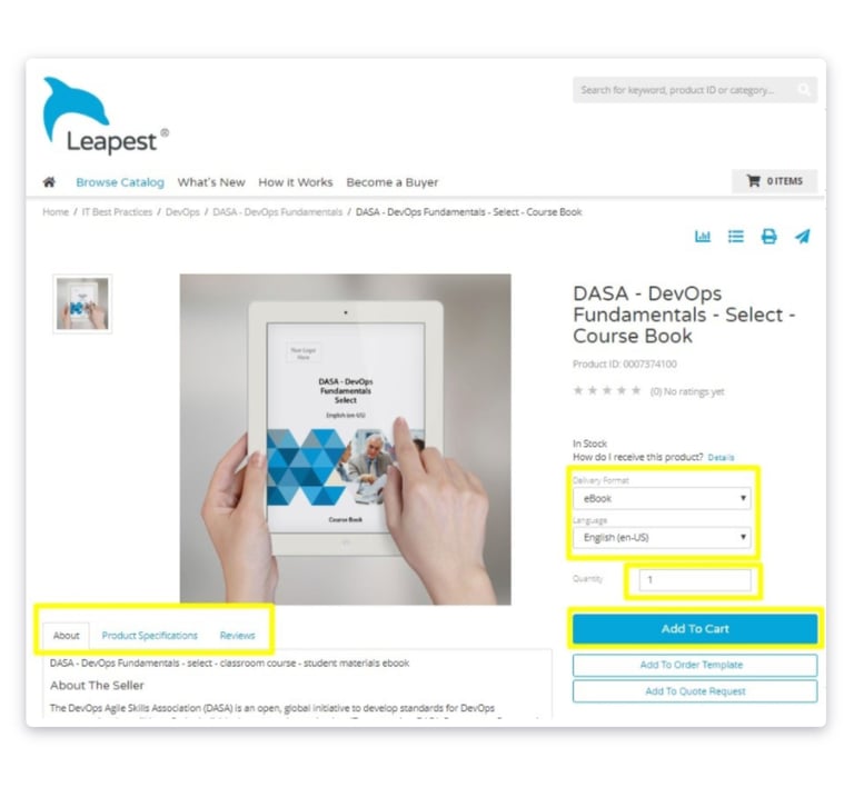 old product details page