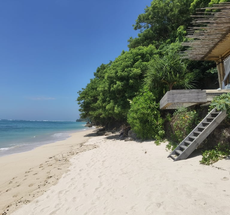 une des plus belles plages de Nusa Dua Bali