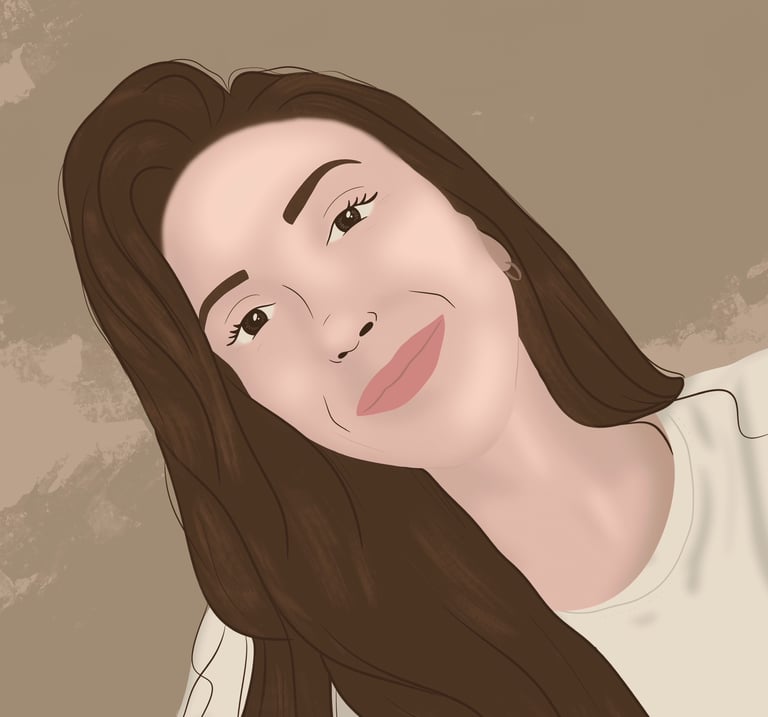 a woman with long hair and a white shirt