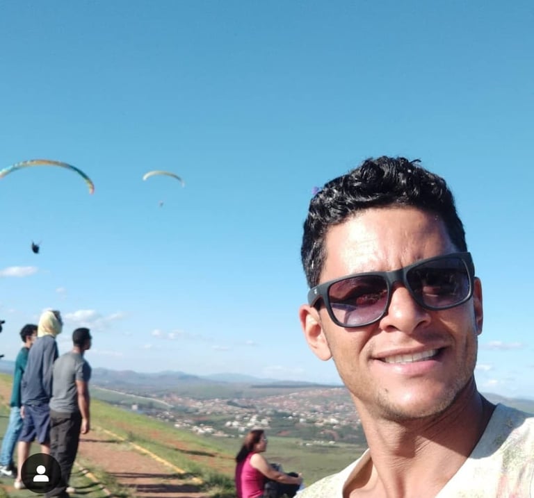 rampa de voo livre no topo do mundo