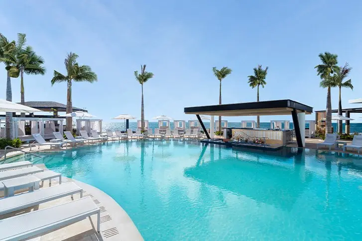 Desire Eden pool with swim up bar