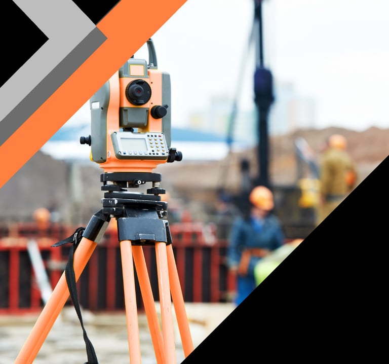 Surveying equipment for land surveys, construction surveys, engineering surveys and mapping services