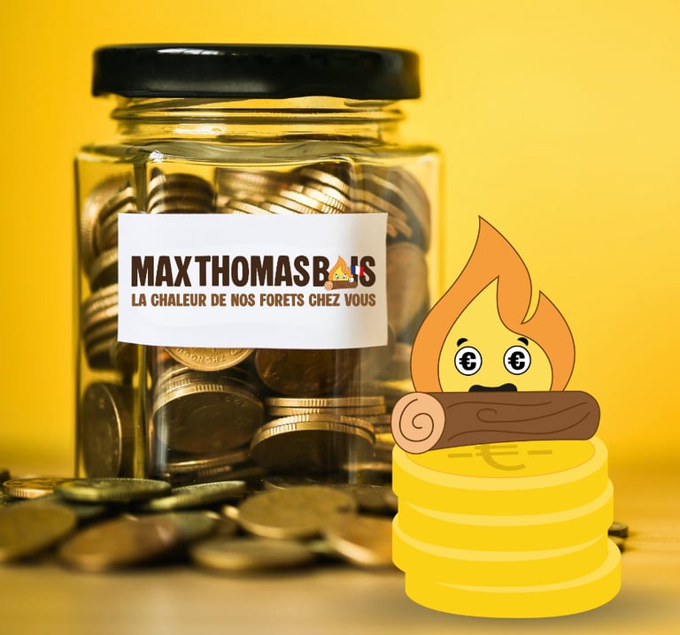 Investir avec un pot d'argent et Maxima logo de MaxThomasBois