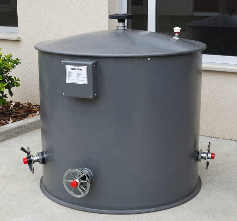 Interior view of a sleek, fortified underground safe room with metallic finishes and discreet lighting.