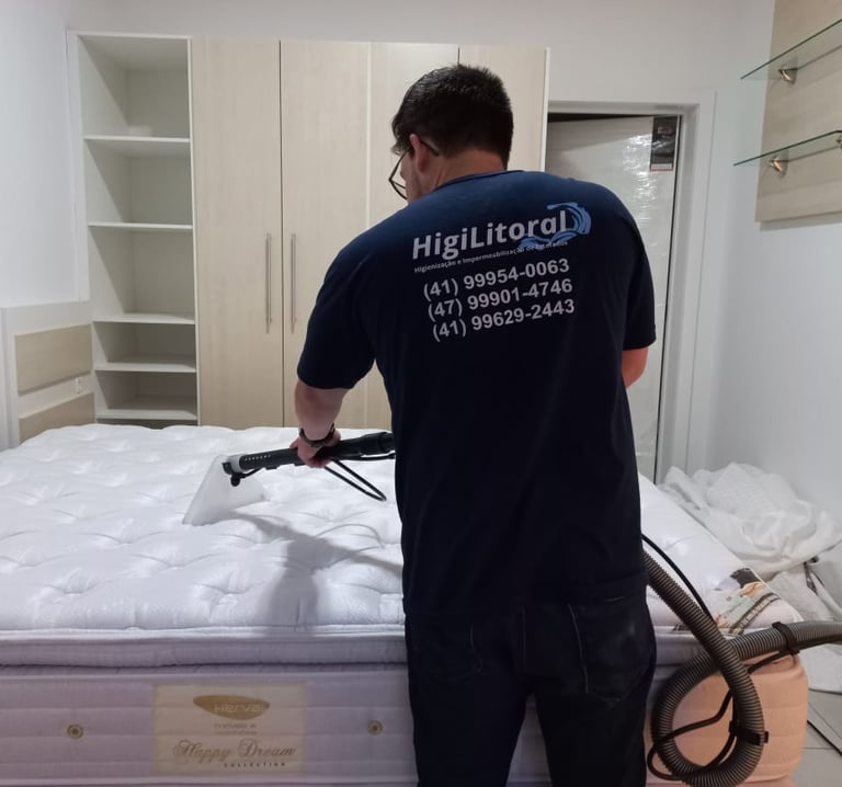 limpeza higienização a seco