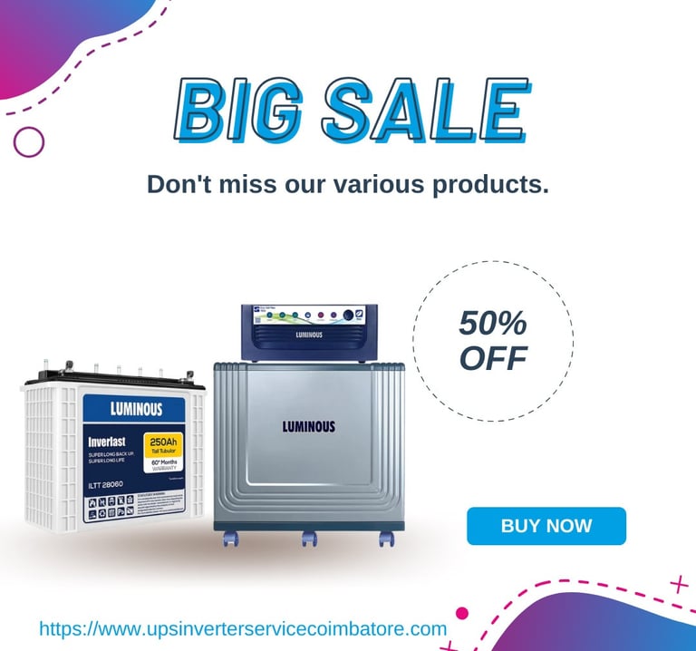 Ups battery Shop in Coimbatore