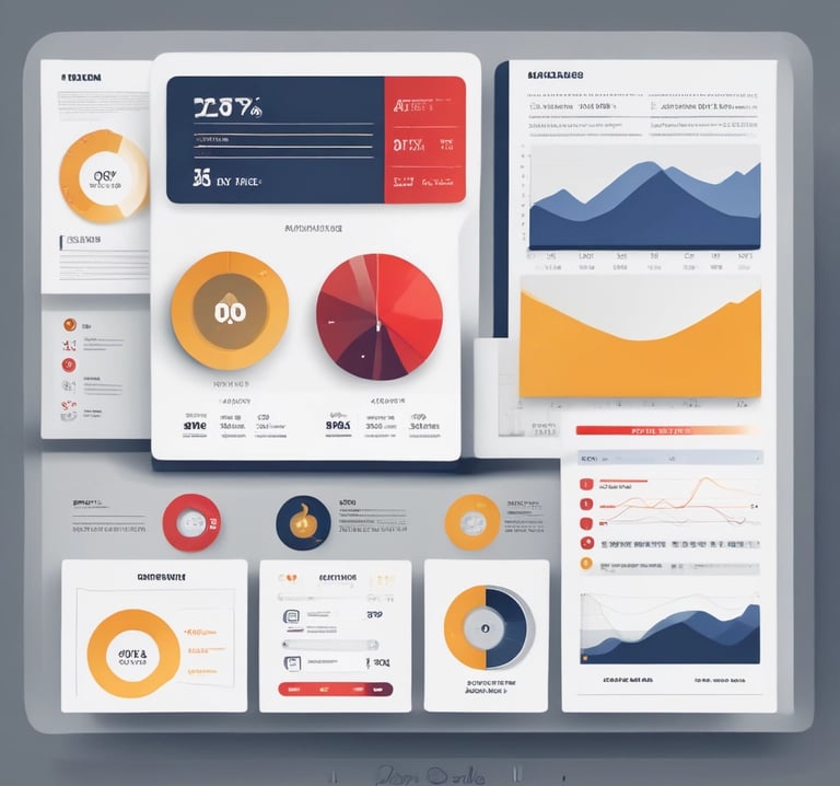 A graphic with text reading 'Exploring Opportunities for D2C Startups in the Post-COVID-19 World.' It features a target with an arrow, a computer monitor displaying an upward graph, a calendar, a rocket icon, and a clipboard with colorful sticky notes.
