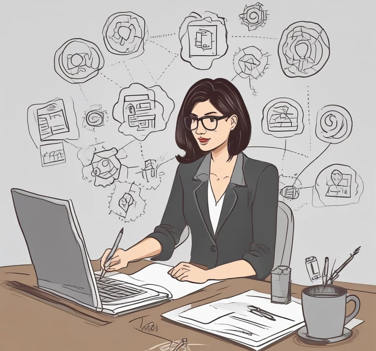 An open book with a vintage celestial and zodiac theme rests on a soft, textured fabric background. Next to the book is a deck with the label 'Astrology' featuring an image of the night sky and silhouettes of two figures. The book pages show intricate designs with celestial maps and astrology symbols.