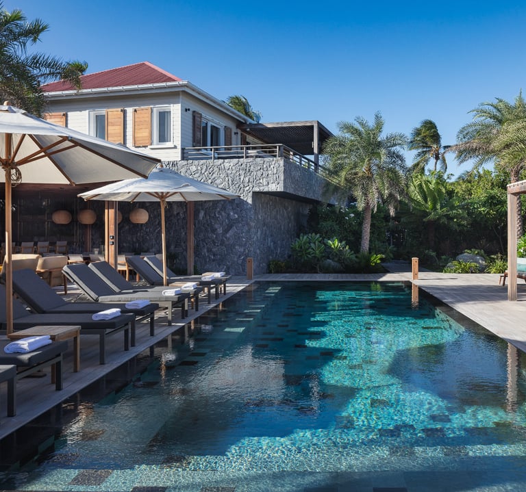 Villa Noah St Barth with large heated Swimming pool