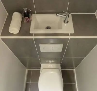 Wc avec lave main