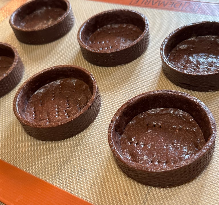 fonds de tarte chocolat