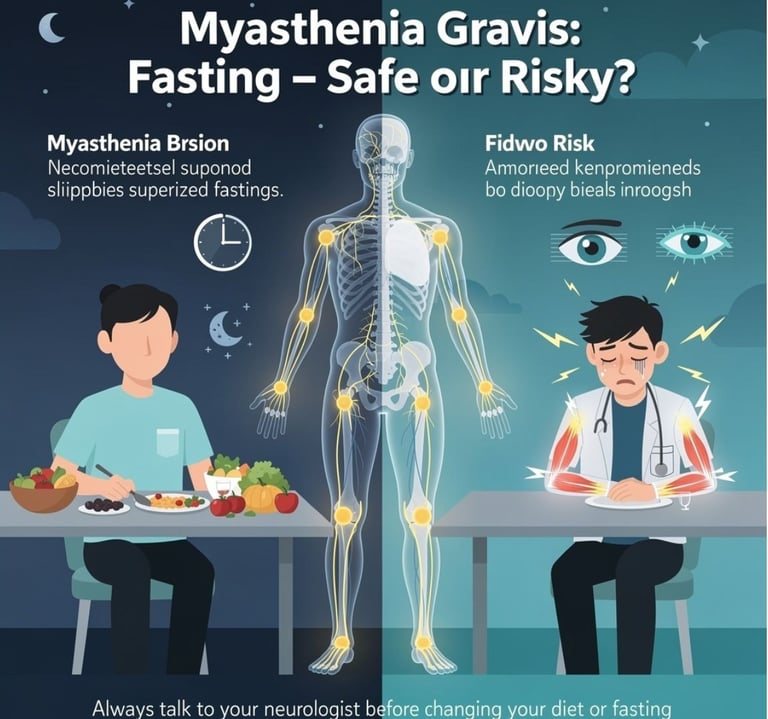 🌙🧠Myasthenia Gravis: Fasting Safe or Risky?