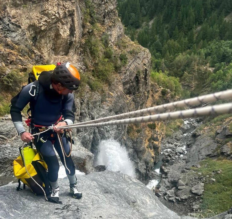 Manuel Meyer, guide moniteur canyoning à Serre-Ponçon, Embrun, Briançon, Guillestre, 05 Hautes-Alpes