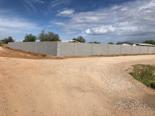 New Block Fence in Florence
