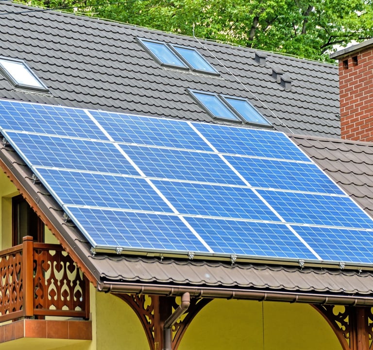 Bundle Solar Panel Cleaning, Roof Soft Wash, and Gutter Cleaning