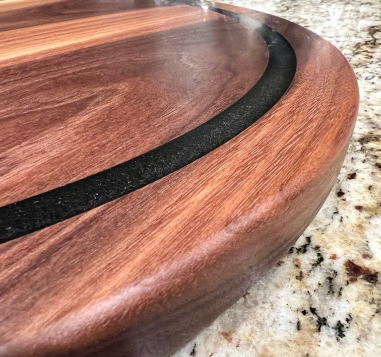 Walnut with Black Griphite Epoxy